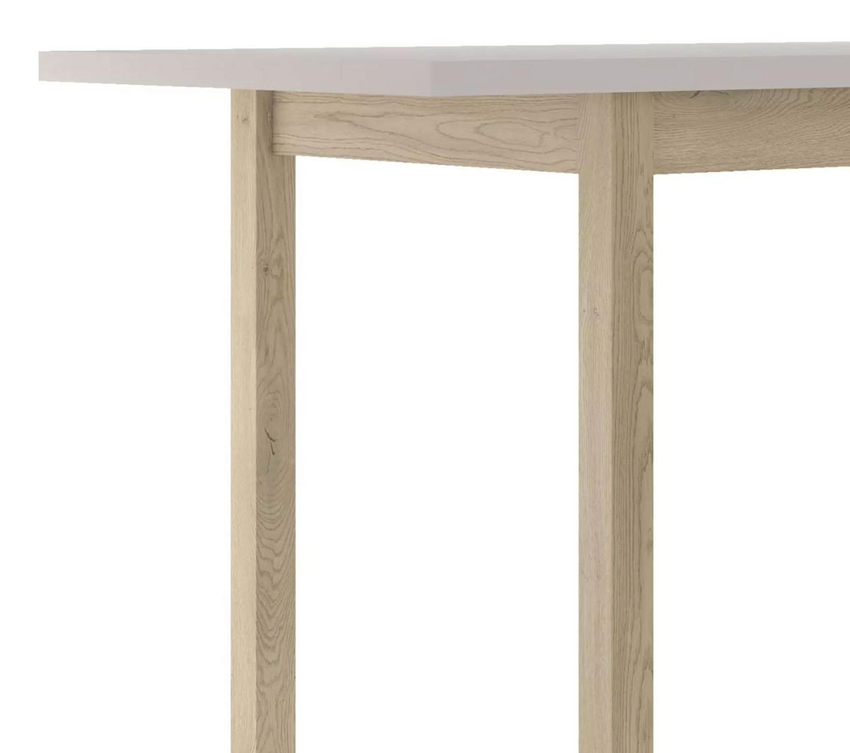 ESSTISCH Adam Kaschmir / Eiche Sonoma 120-160 / 68 / 75cm - Beige/Sonoma Eiche, Holz/Holzwerkstoff (68/160/75cm) - Feldmann-Wohnen