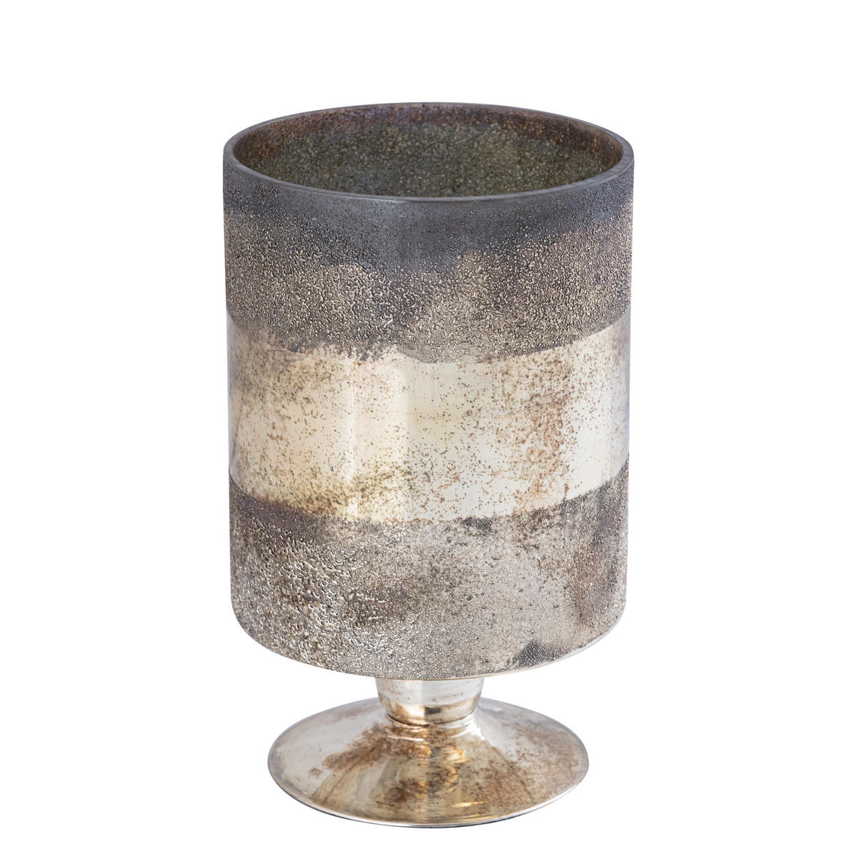 WINDLICHT Keerah Braun 15.5/15.5/35.5cm - Braun, Glas (15.5/35.5/15.5cm) - PTMD Collection