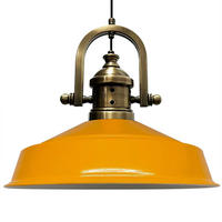 HÄNGELAMPE Industrial Asletl-Marine Vintage 41/33 cm - Gelb, Metall (41/33cm)