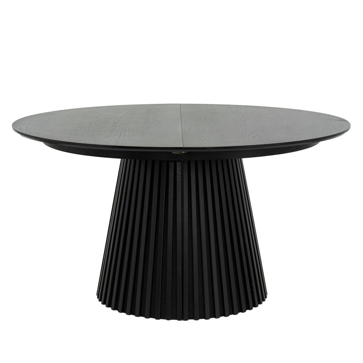 ESSTISCH 140/140/75 Schwarz rund - Schwarz, Holzwerkstoff (140/140/75cm) - Furnhouse