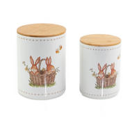 KÜCHENBEHÄLTER Charmy 2er-Set - Multicolor, Keramik (14/19/14cm) - Boltze Home