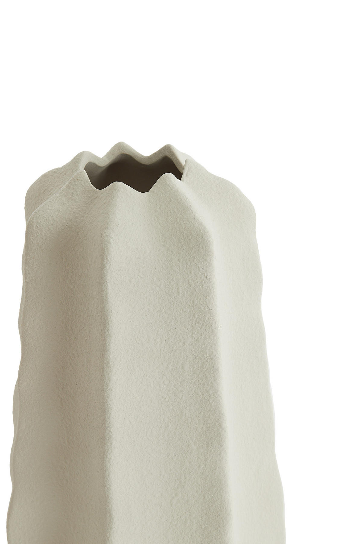 VASE Arieiro Weiß Ø18,5/34 cm - Weiß, Keramik (34cm) - Light & Living