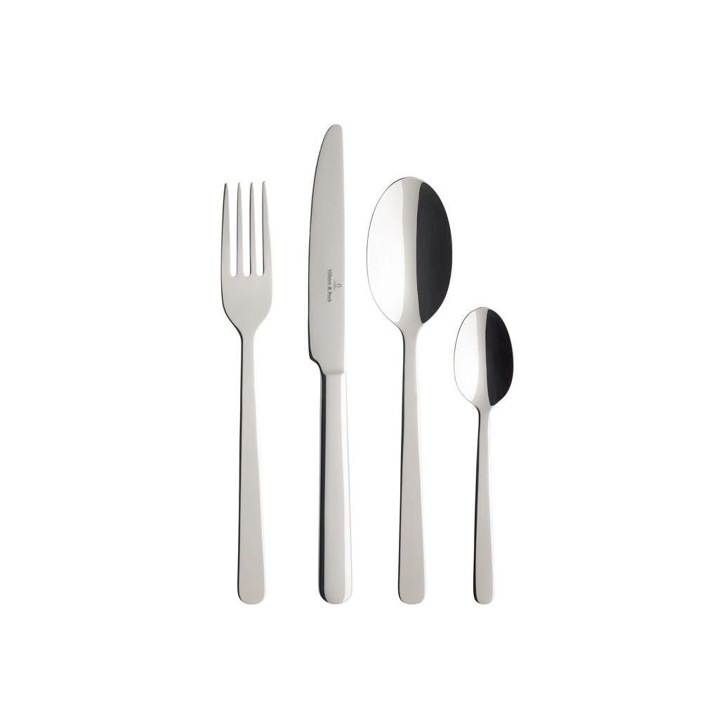 TAFELBESTECK Louis silber 24er Set - Silberfarben, Metall - Villeroy & Boch