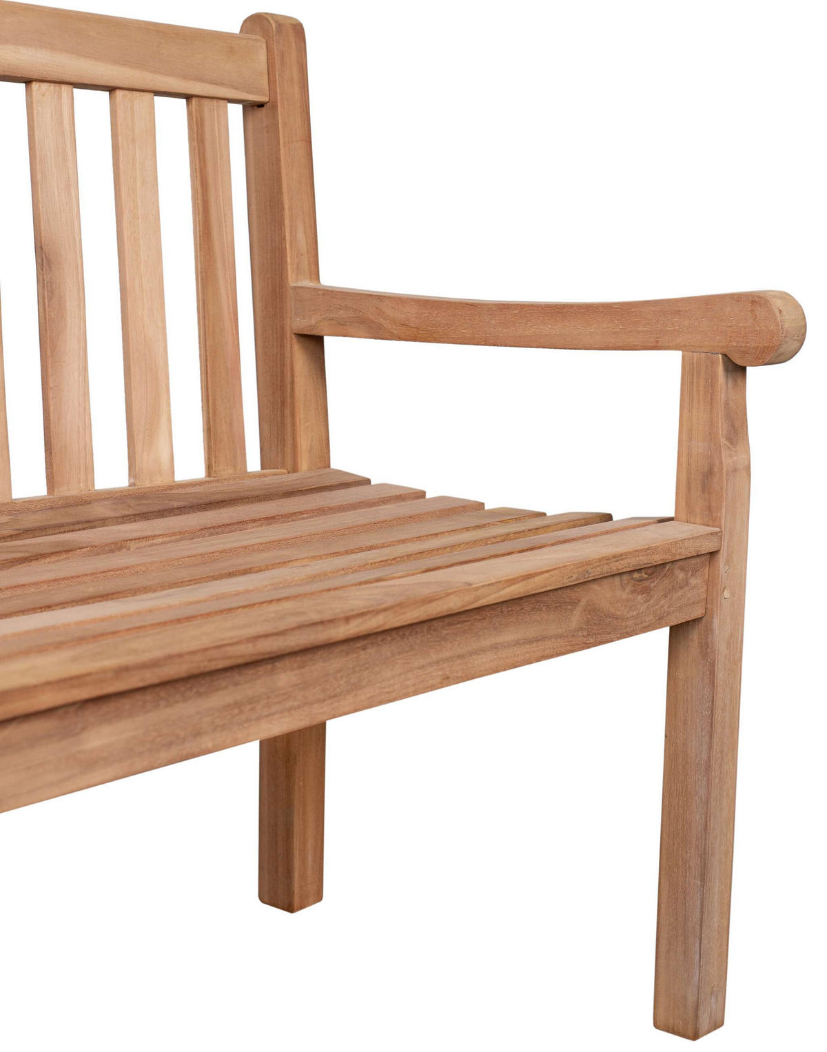 GARTENBANK Kleeblatt - Naturfarben, Holz/Metall (120/94/60cm) - Mr. Deko