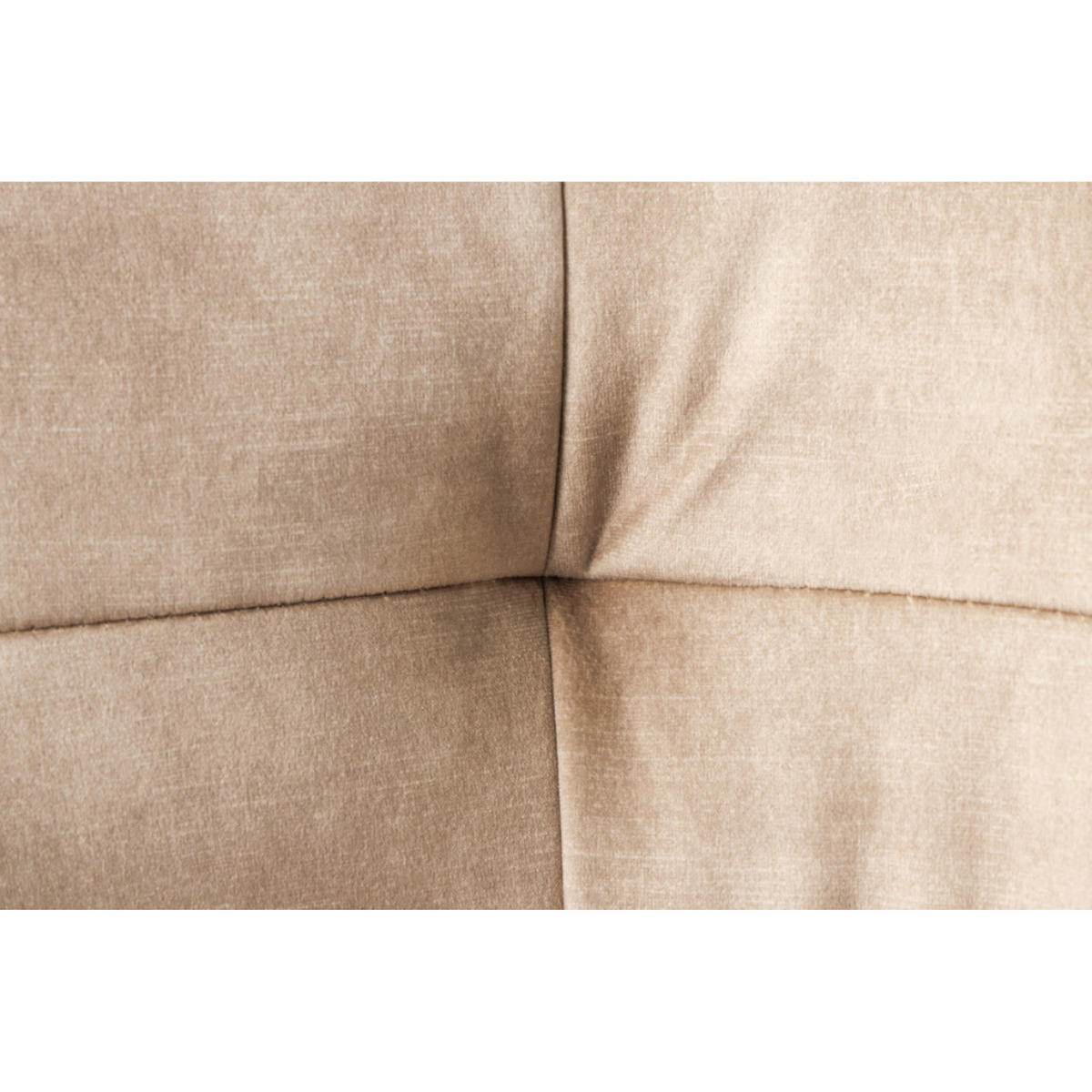 ARMLEHNSTUHL LOFT Samt Champagner, Schwarz - Champagner/Beige, Textil/Metall (60/83/61cm) - riess-ambiente