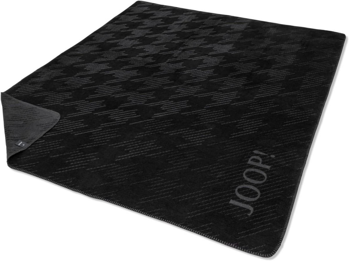 TAGESDECKE Select Schwarz 150 x 200cm - Schwarz, Textil (150/200cm) - Joop!