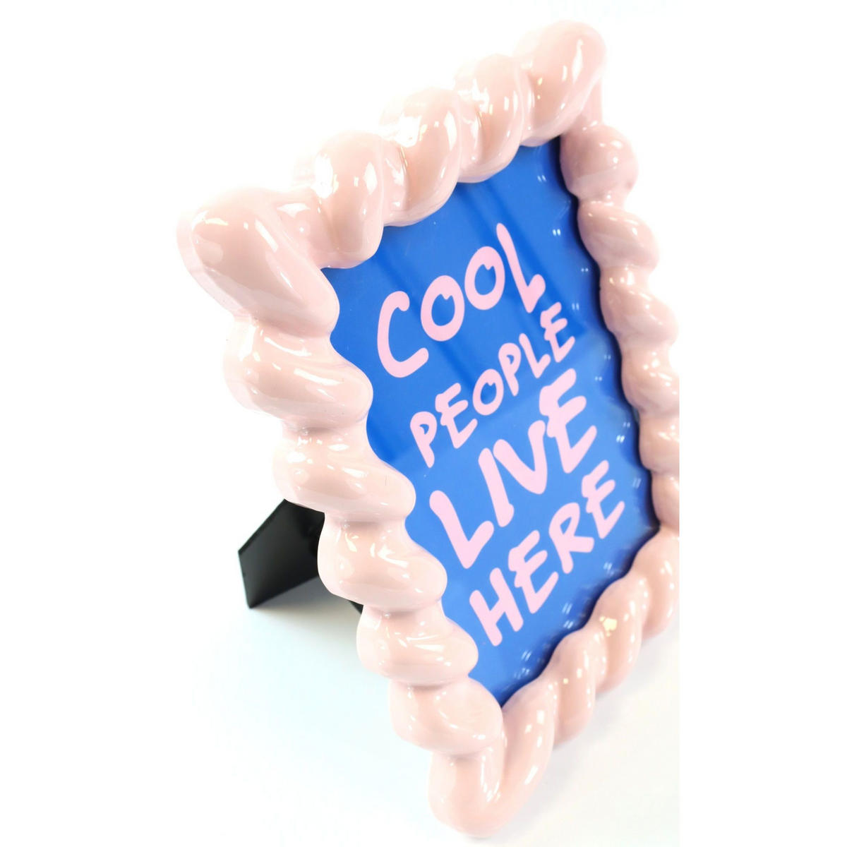 DEKOOBJEKT Cool People 17/23/3 cm - Rosa, Glas (17/3/23cm) - FURNARO