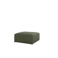 POLSTERHOCKER Celes Premium In Scala - Grün, Holzwerkstoff/Textil (105/40/105cm) - Fun Möbel