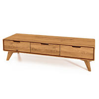 GREG TV-SCHRANK Wildeiche - Wildeiche, Holz (134/33/40cm) - byoak