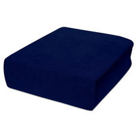 SPANNBETTLAKEN 90/200 cm, Jersey Elastisch 100 % Baumwolle Marinenblau - Blau, Textil (90/200cm) - Best For Home