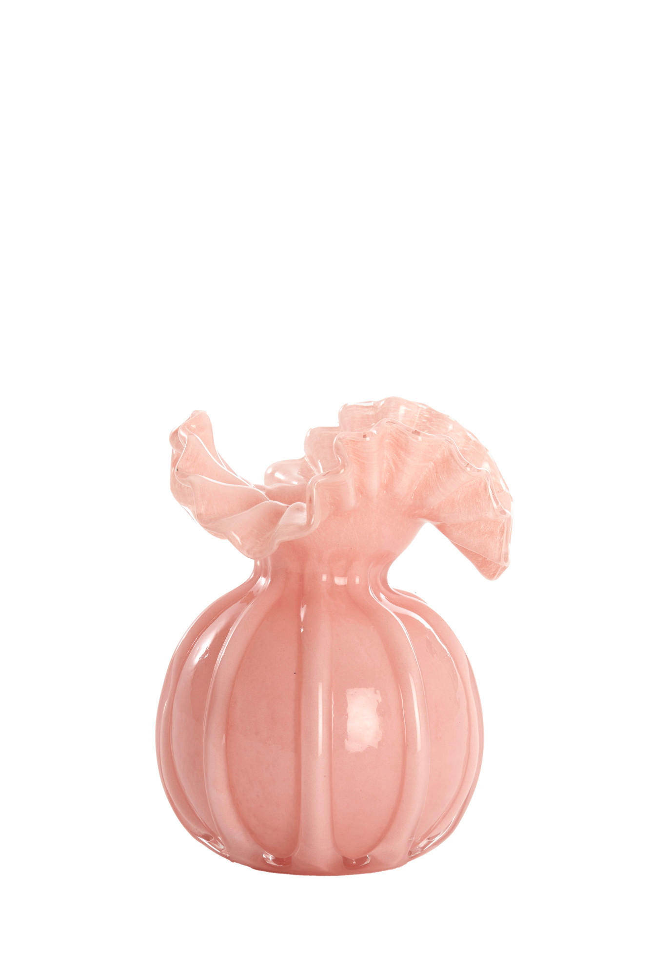 VASE Xerea Rosa Ø12/17 cm - Pink, Glas (12/17cm) - Light & Living