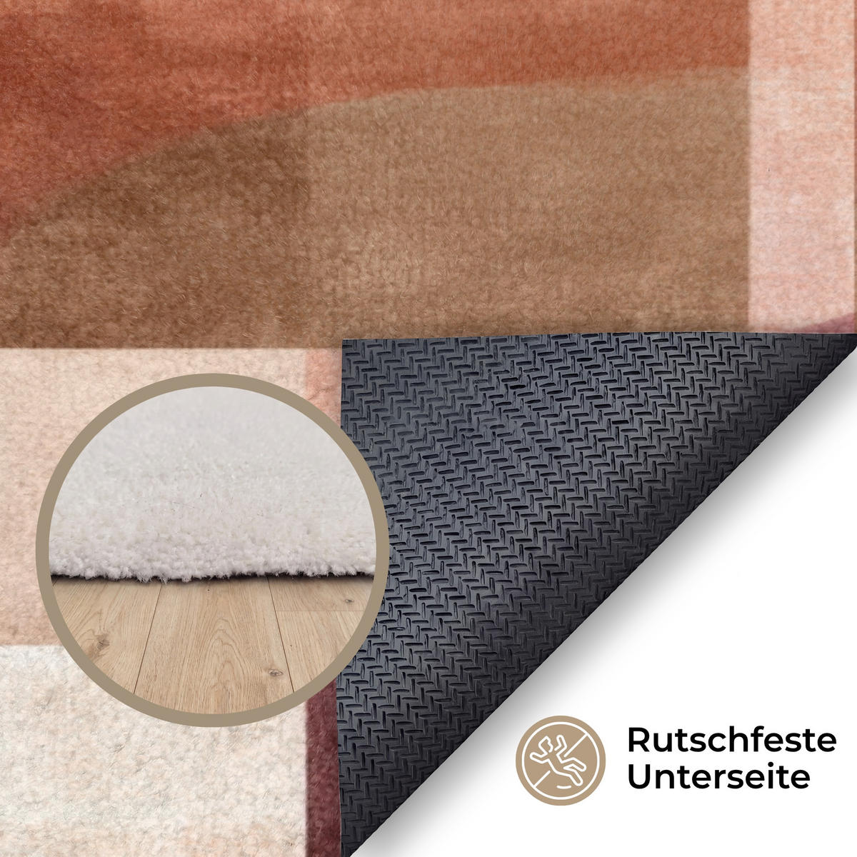 KOBERCE - Geometria - Moderné - Retro - 150x230 cm - viacfarebná, textil/plast (150/0.4cm) - OnlyWow