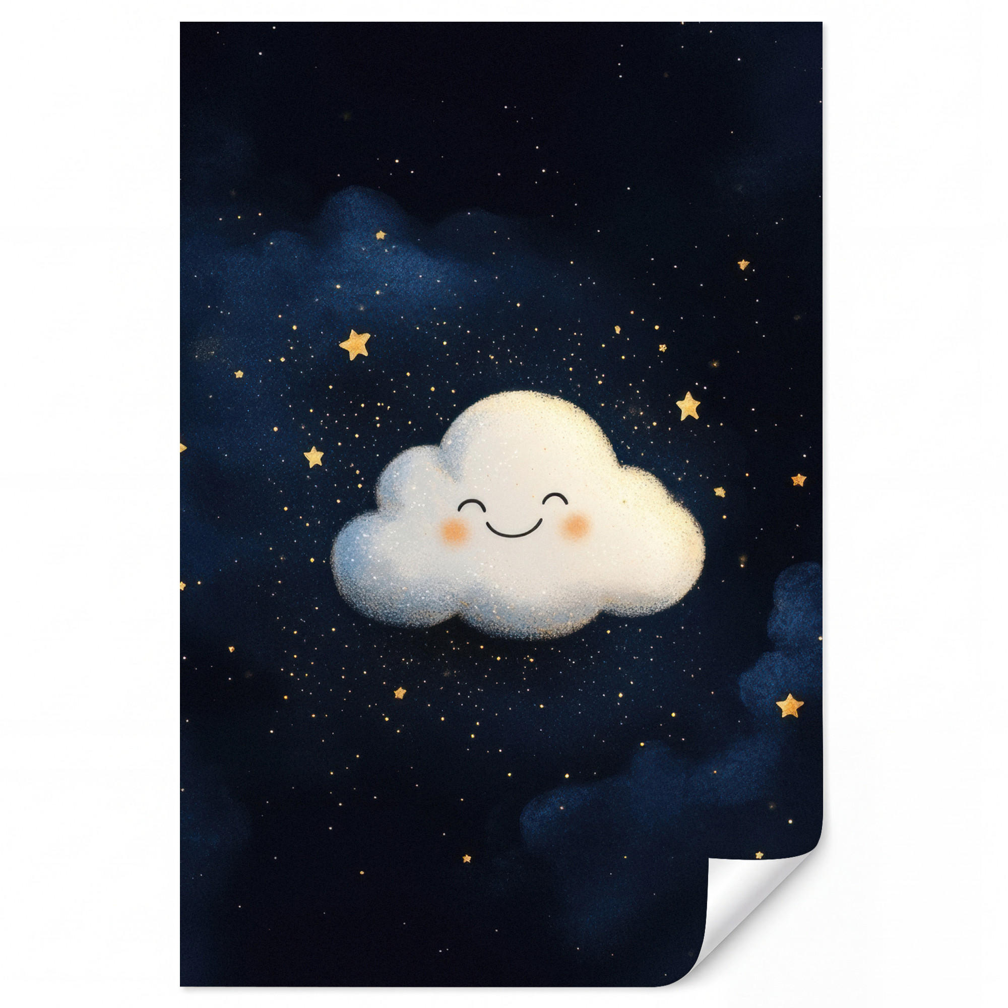OnlyWow Kindertapete Schwarz 140x220 cm