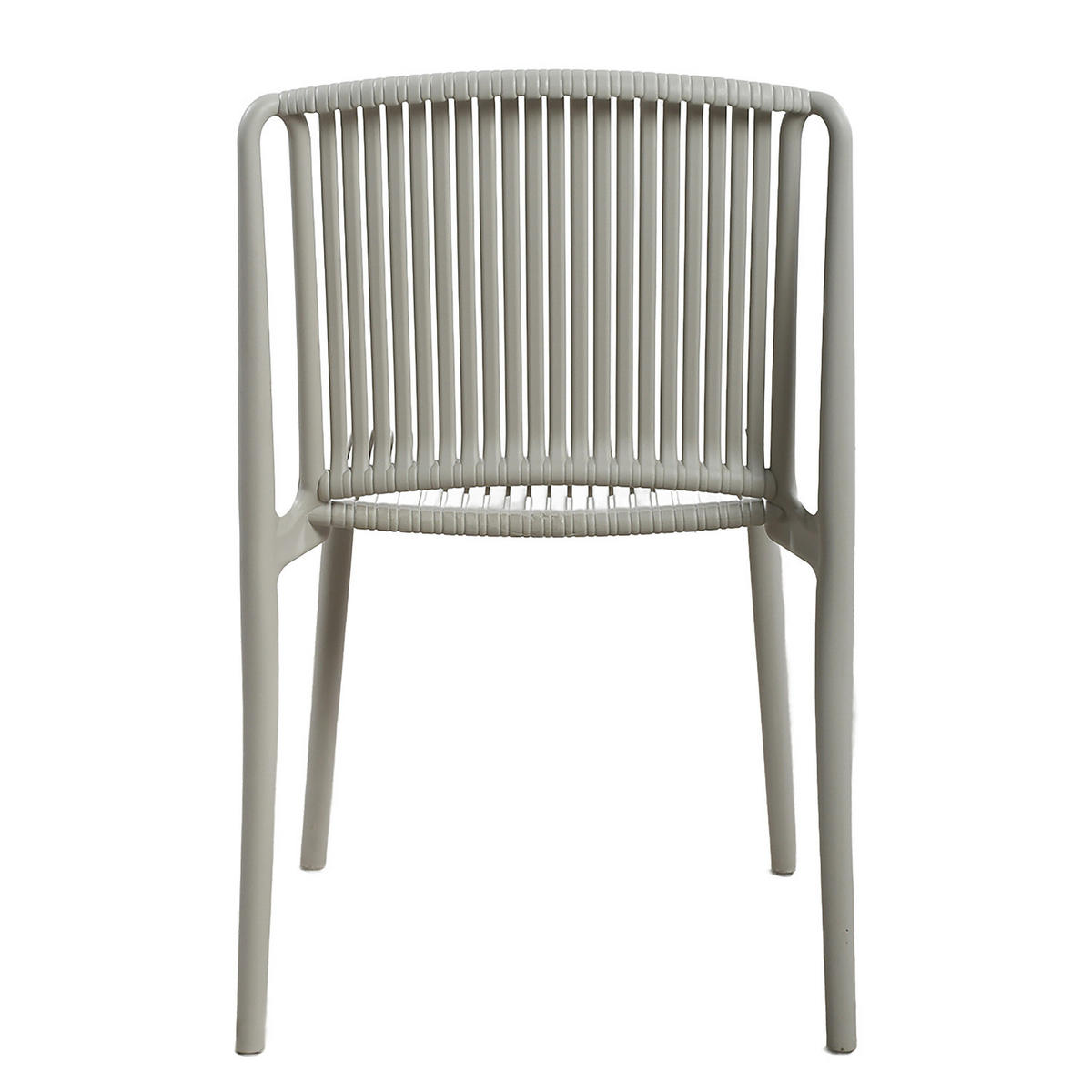 GARTENSTUHL - 2er-Set - Polypropylen - Beige, Kunststoff (53/83/56cm) - home24