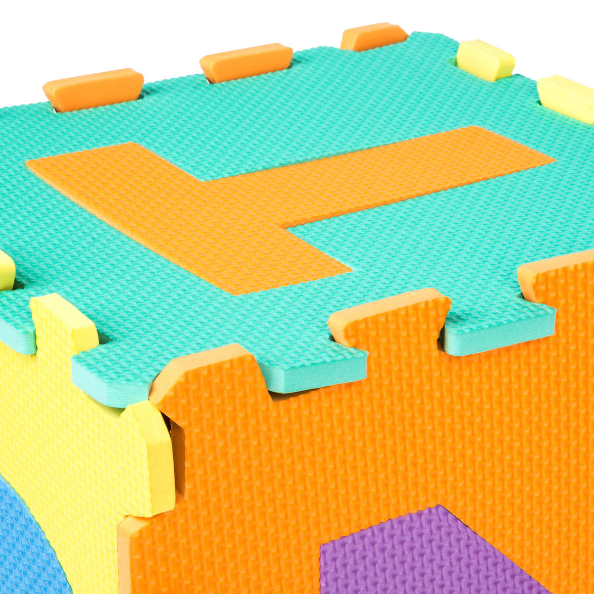 PUZZLEMATTE ,jedes Teil 31,5 x 31,5 x 1 cm,bunt - Multicolor, Kunststoff (31.5/31.5cm) - tectake