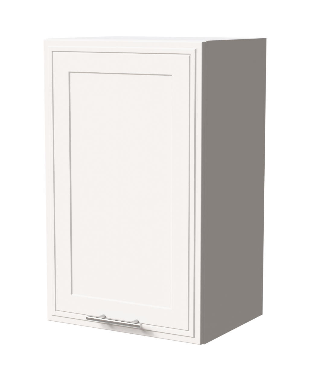 Feldmann-Wohnen Hängeschrank Weiß, Weiß 45x72x32.5 cm