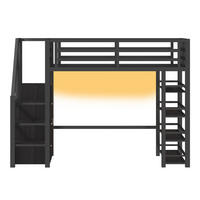 HOCHBETT Metall 140/200 cm Schwarz - Schwarz, Metall - Raumix