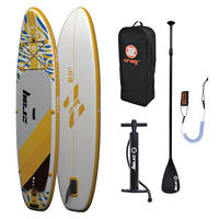 STAND-UP-PADDLE-BOARD E11 SUP Komplettset 335 x 81 x 13 cm mit viel Zubehör - Gelb, Kunststoff (335/81/13cm) - Zray