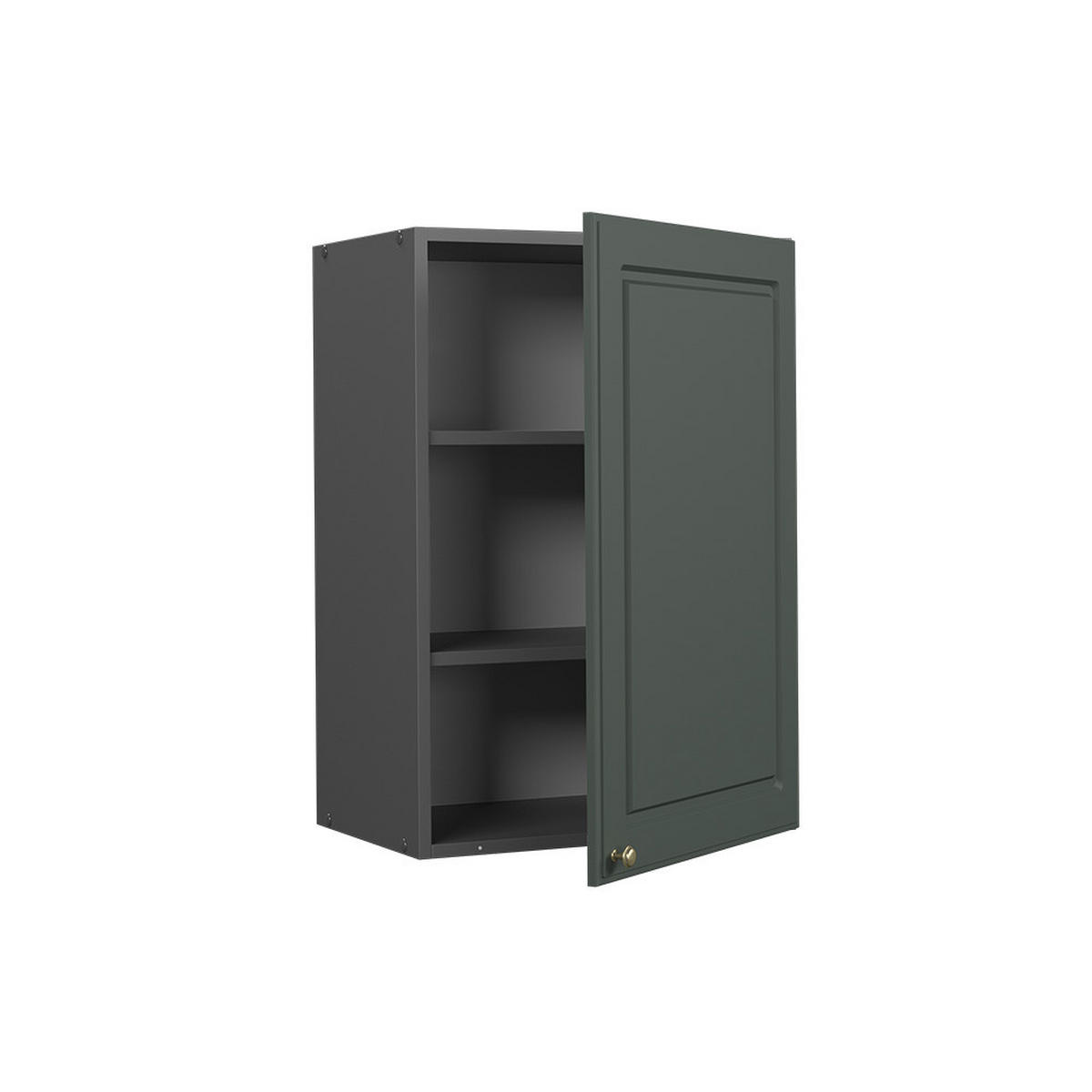 HÄNGESCHRANK Fame-Line Grün-Gold Landhaus 50 cm - Anthrazit/Grün, Holzwerkstoff (50/72/34.1cm) - Vicco