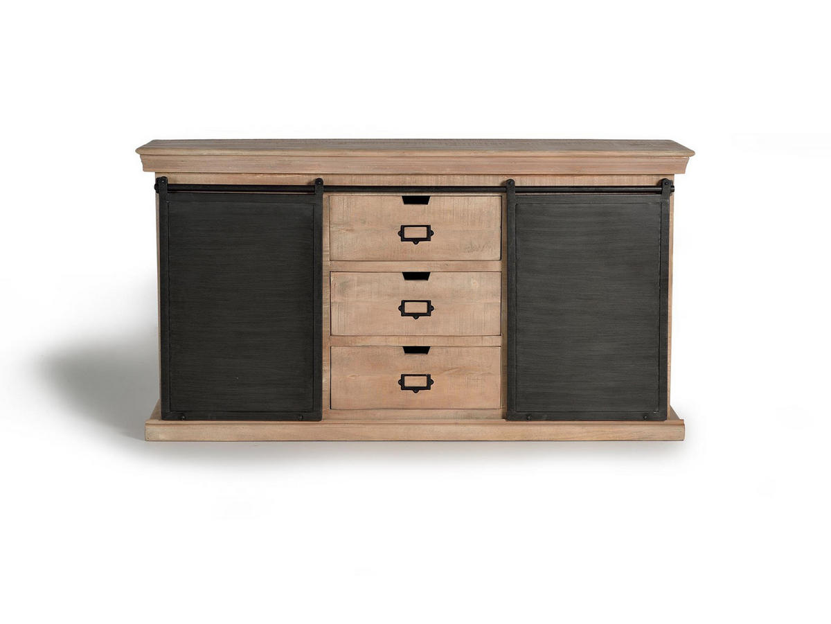 SIDEBOARD aus Akazienholz - Braun, Holz (40/85/160cm) - Giner y Colomer