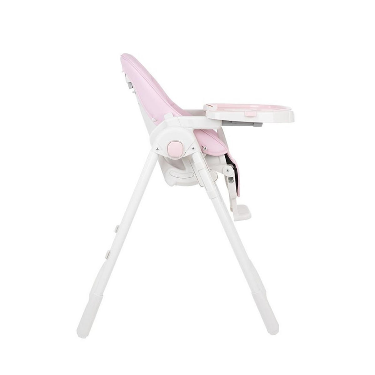 HOCHSTUHL Pastello rosa klappbar verstellbar Becherfassung Tisch abnehmbar - Rosa, Metall (53/66/70cm) - Kikka boo