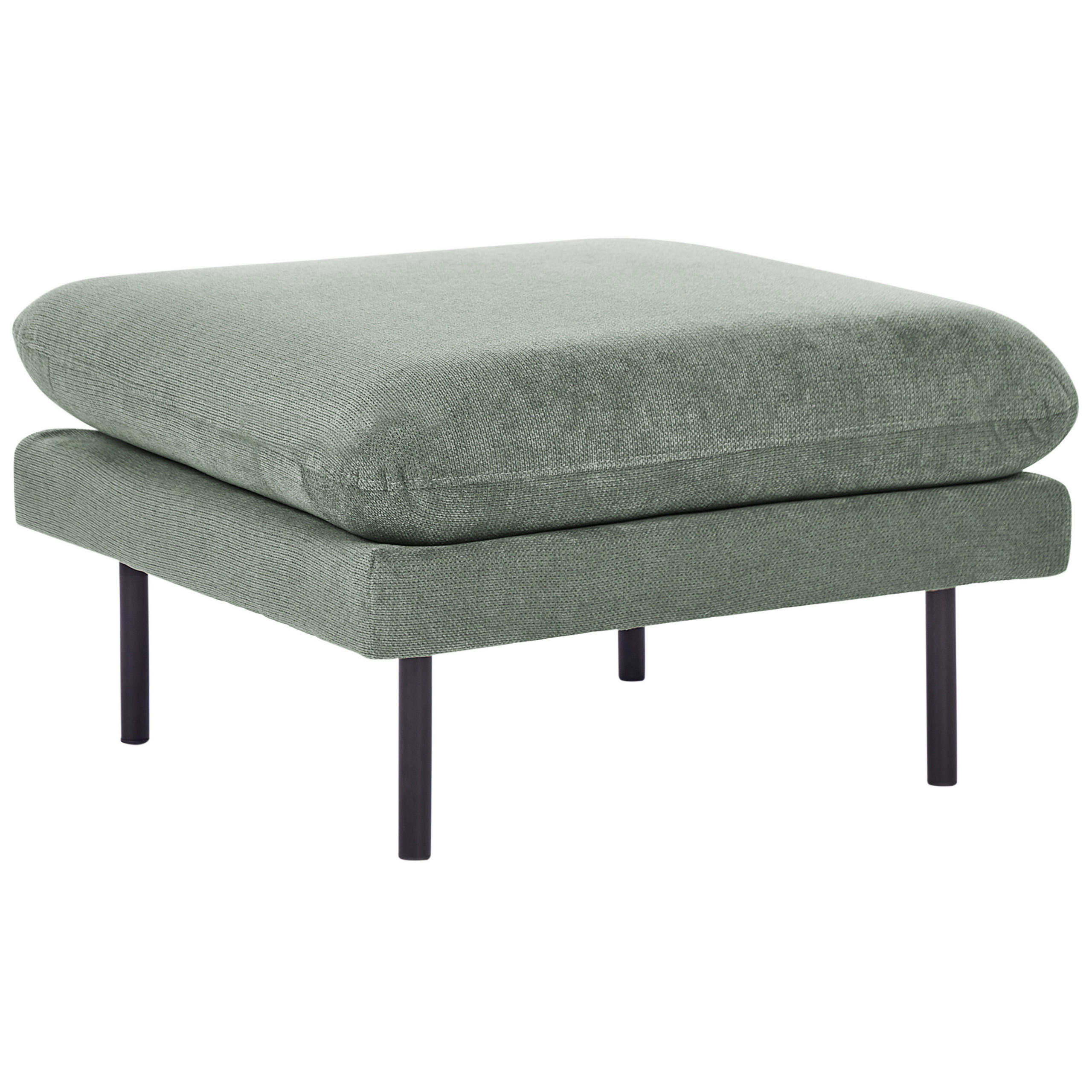 OTTOMANE Stoff Hellgrün Vinterbro - Hellgrün, Textil (70/44/70cm) - Beliani