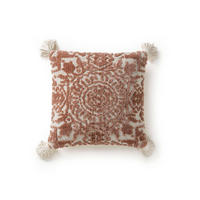 KISSENBEZUG Elias Terracotta 45x45 cm - Terra cotta, Textil (45/45cm) - benuta Nest