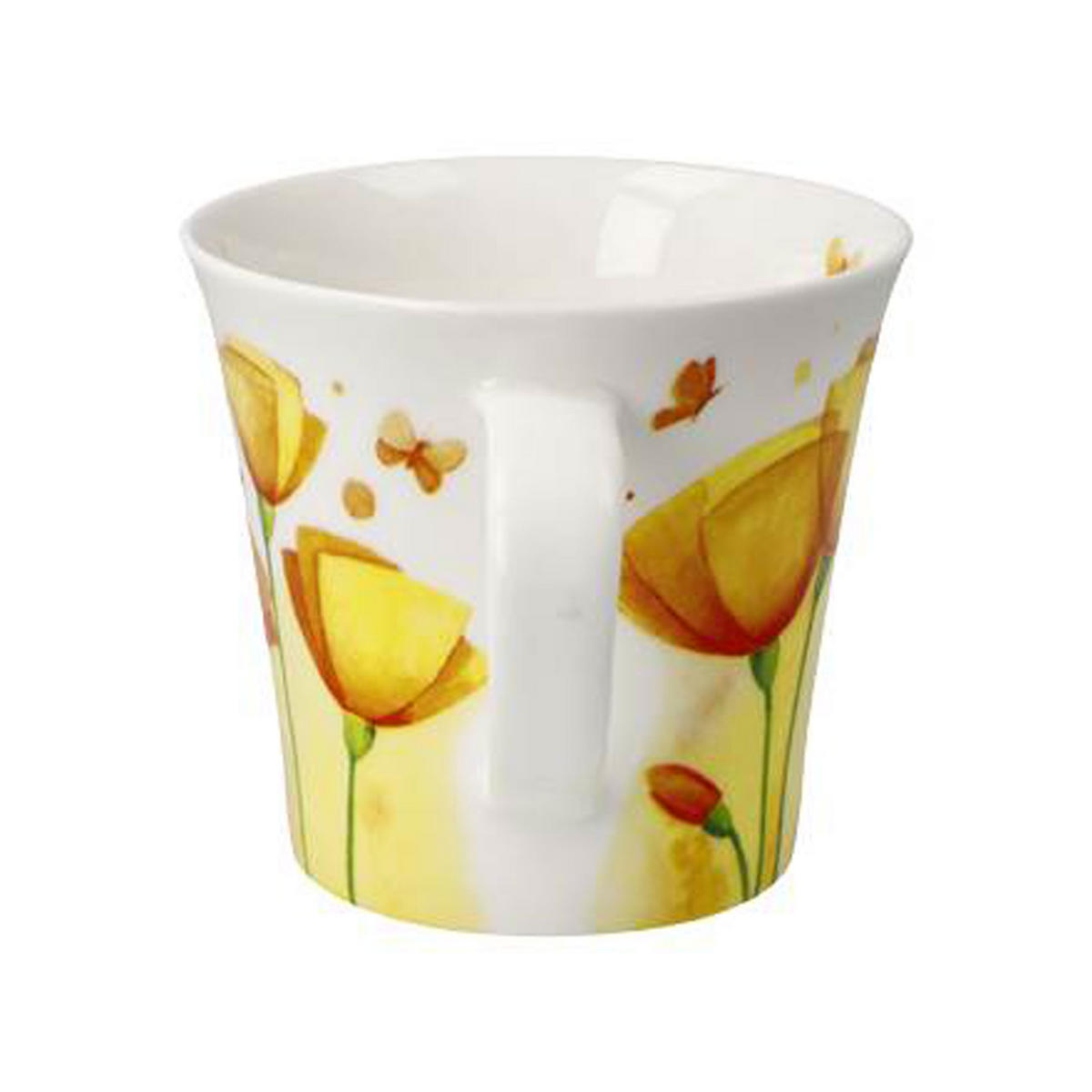 TEETASSE Fiore - Sunshine, Fine Bone China, gelb - Gelb, Keramik (0.35L) - Goebel