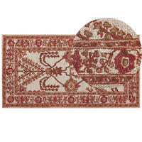 TEPPICH geflochten Adilcevaz 150/80 cm - Orange, Textil (80/150cm) - Beliani