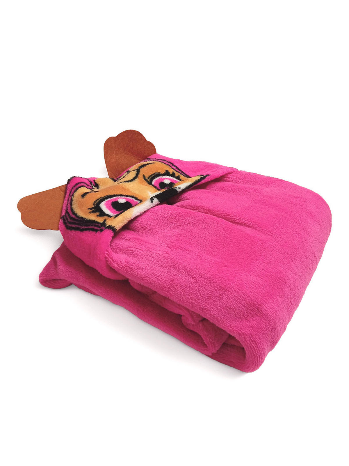 KUSCHELDECKE Paw Patrol Skye Kuscheldecke mit Kapuze Pink 100 x 130 cm - Pink, Textil (100/130cm) - Paw Patrol