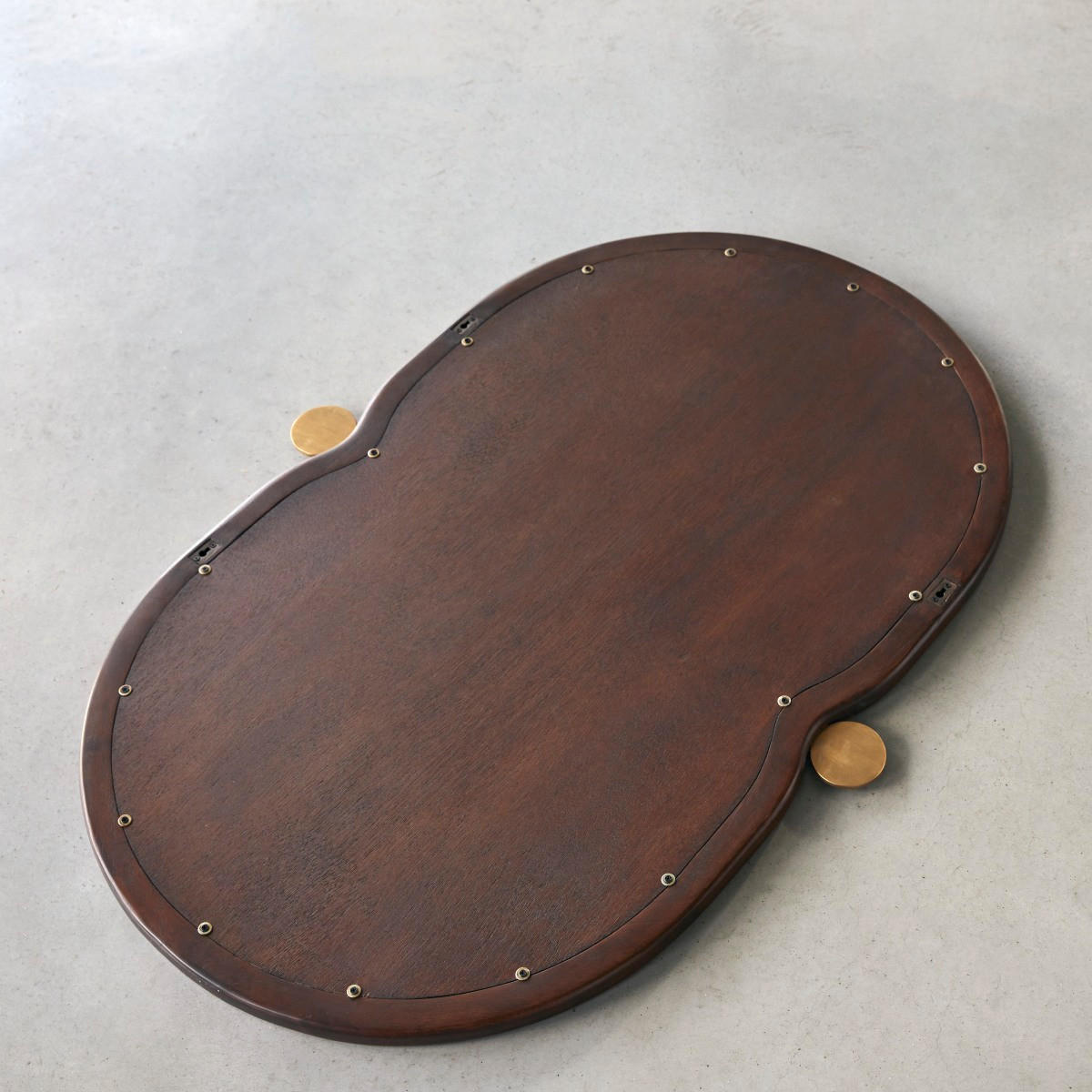 SPIEGEL Agate Braun aus Dunkles Mindiholz - Braun, Holz (65/105/3cm) - Tikamoon