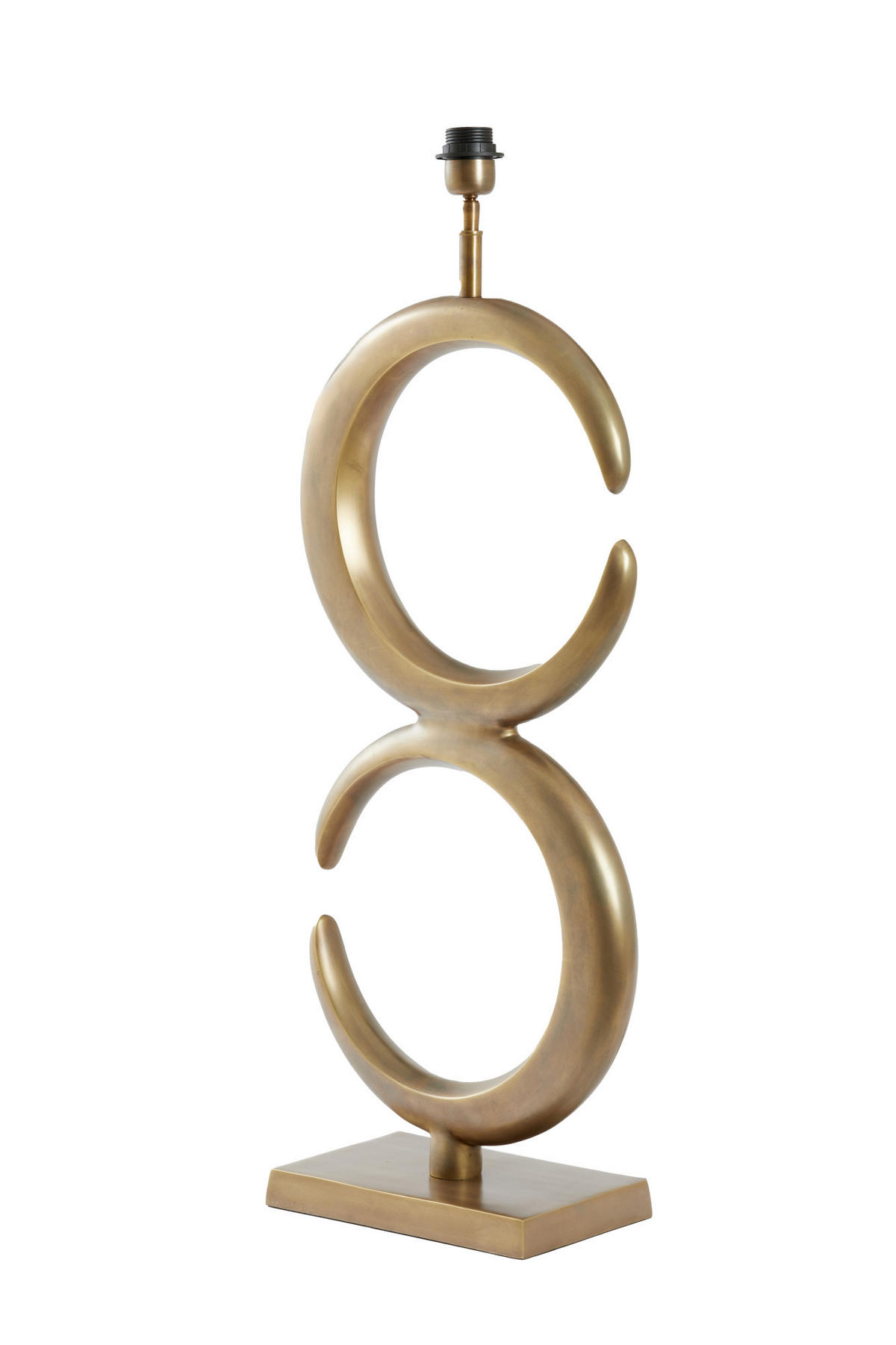 LAMPENFUSS Lune Bronze Ø36/86 cm - Bronzefarben, Metall (36/18/86cm) - Light & Living