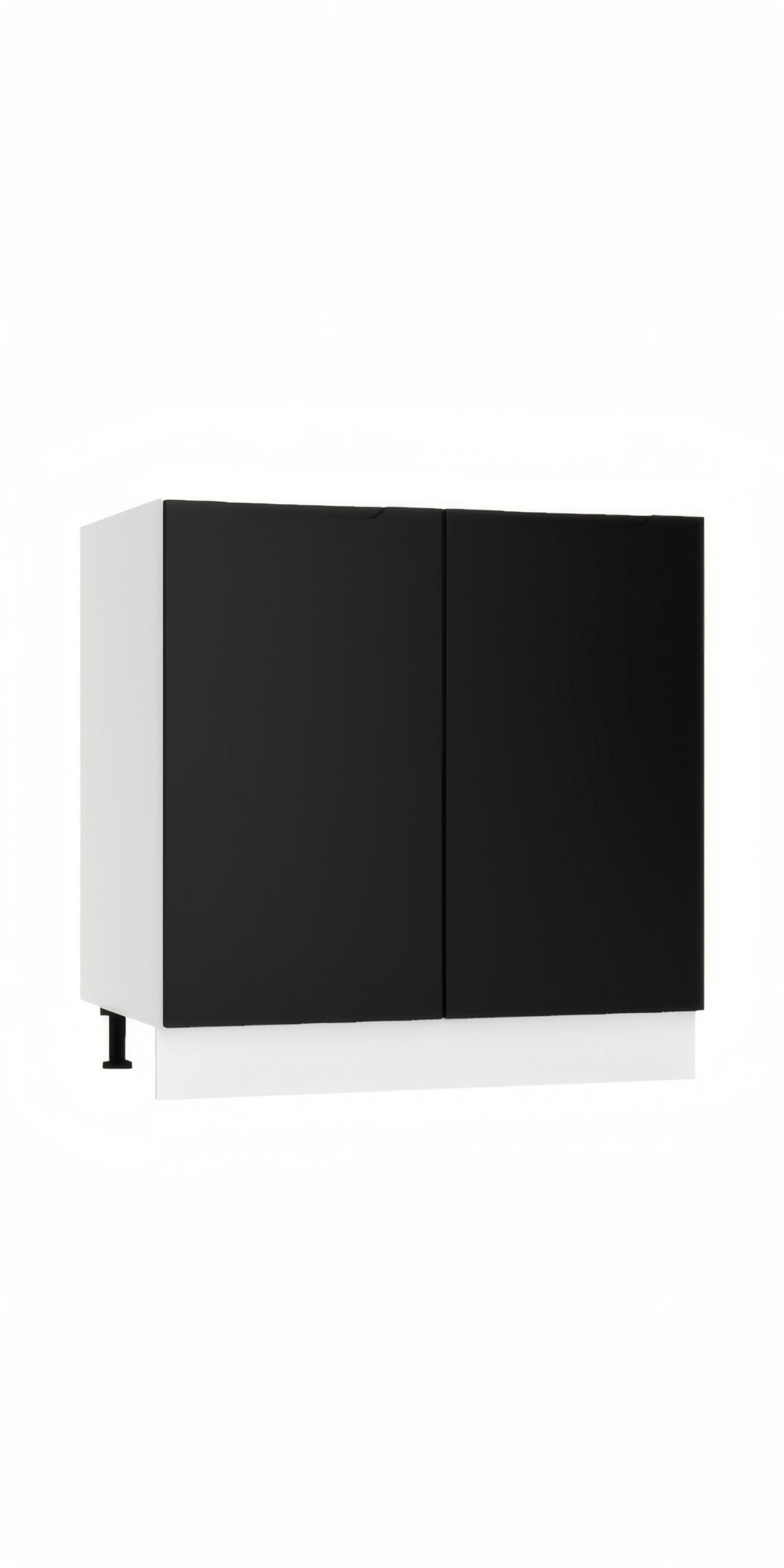 UNTERSCHRANK D80 - Zivora - Elegante Stauraum Idee - Schwarz, Holz (80/82/52.4cm) - ROYAL24_MARKT