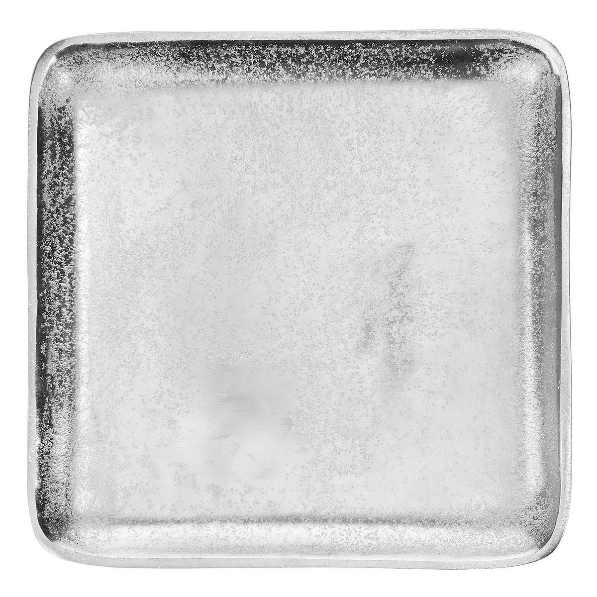 DEKO-PLATTE (6er Set) Banquet - Silbereichenfarben, Metall (2cm) - BUTLERS