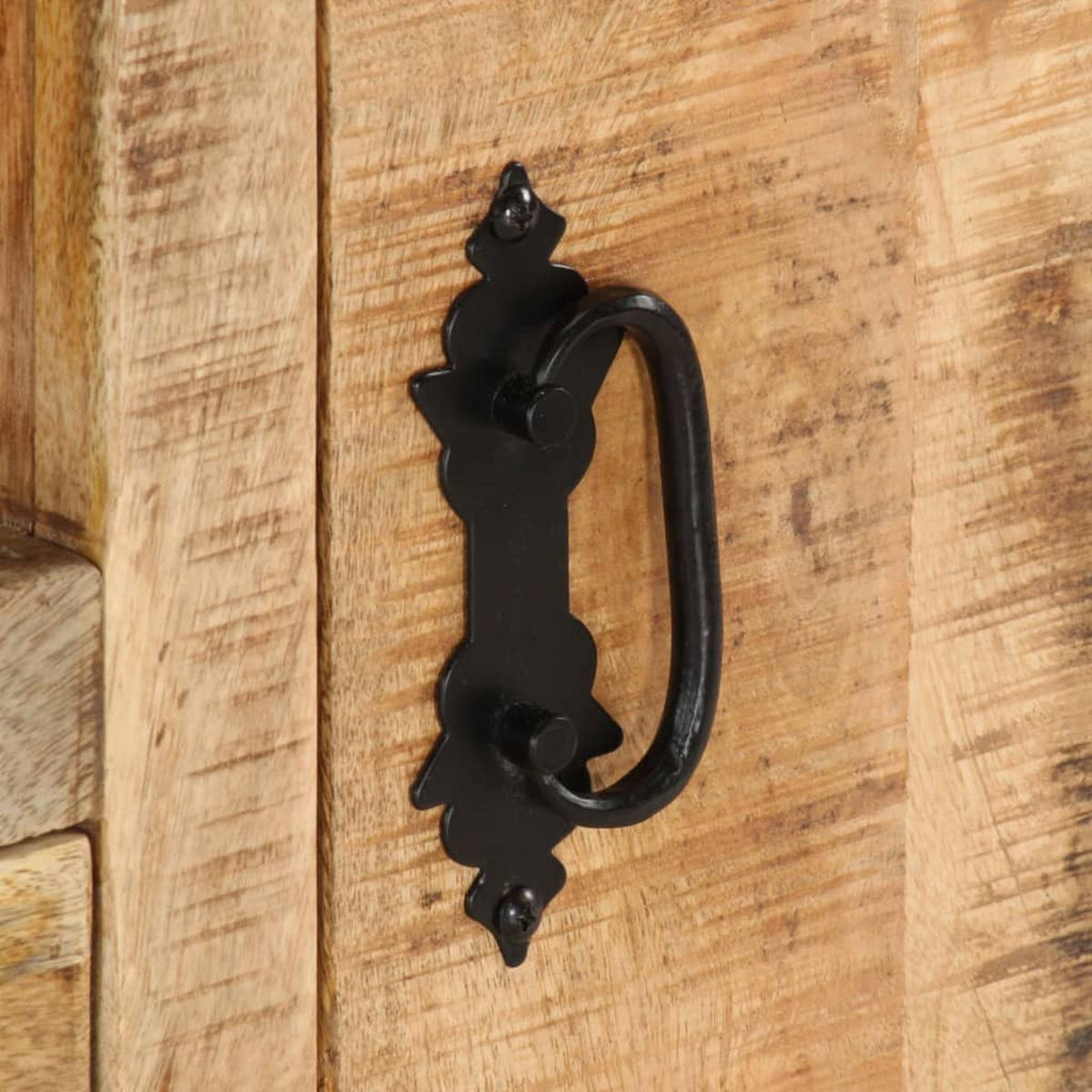 TV-SCHRANK Raues Mangoholz 110/30/50 Cm - Braun, Holz (30/50/110cm) - vidaXL