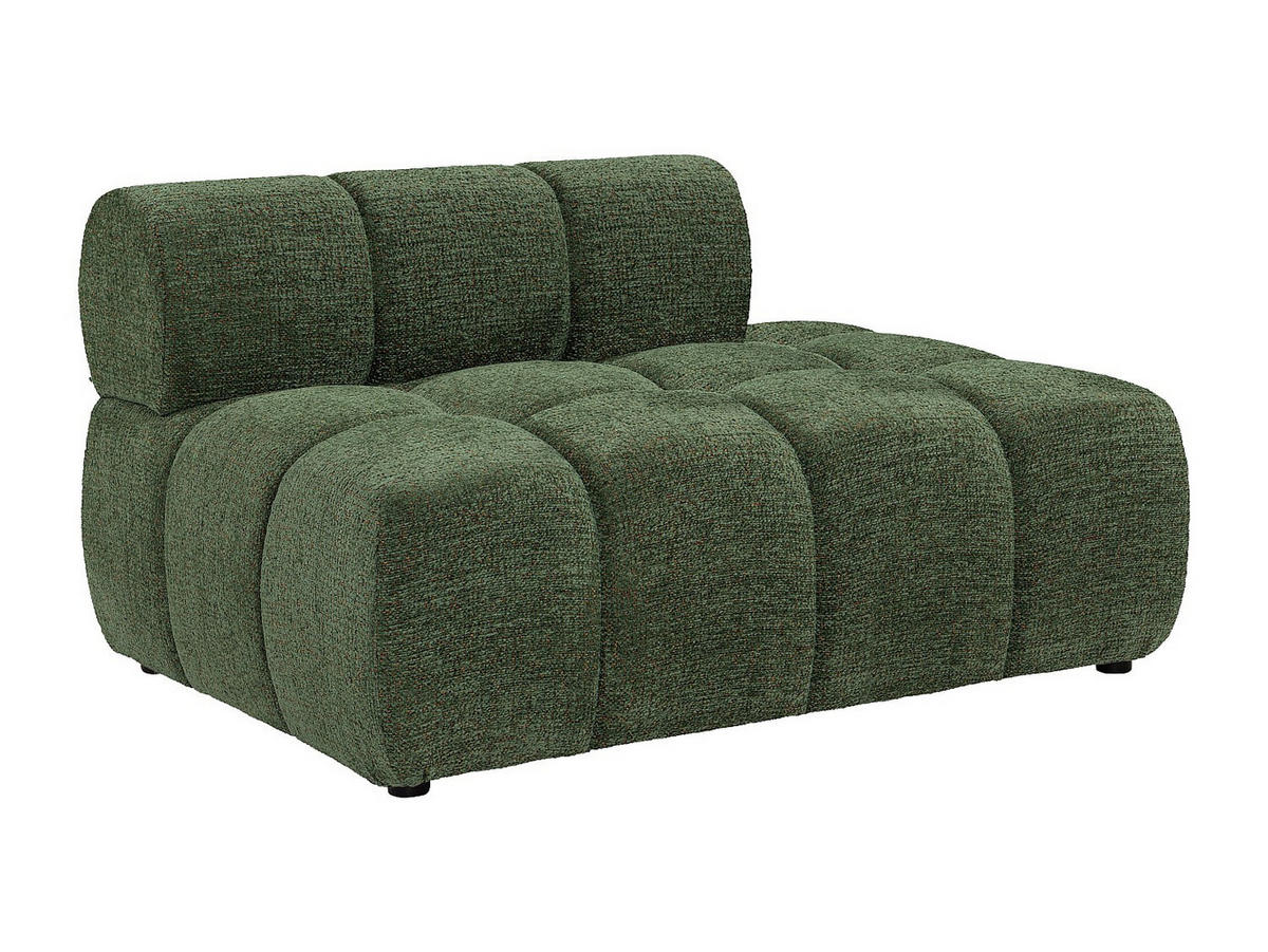 RECAMIERE ohne Schlaffunktion - 1 Person - stoff - grün Facivil - Grün, Textil (125/70/94cm) - Vente-Unique