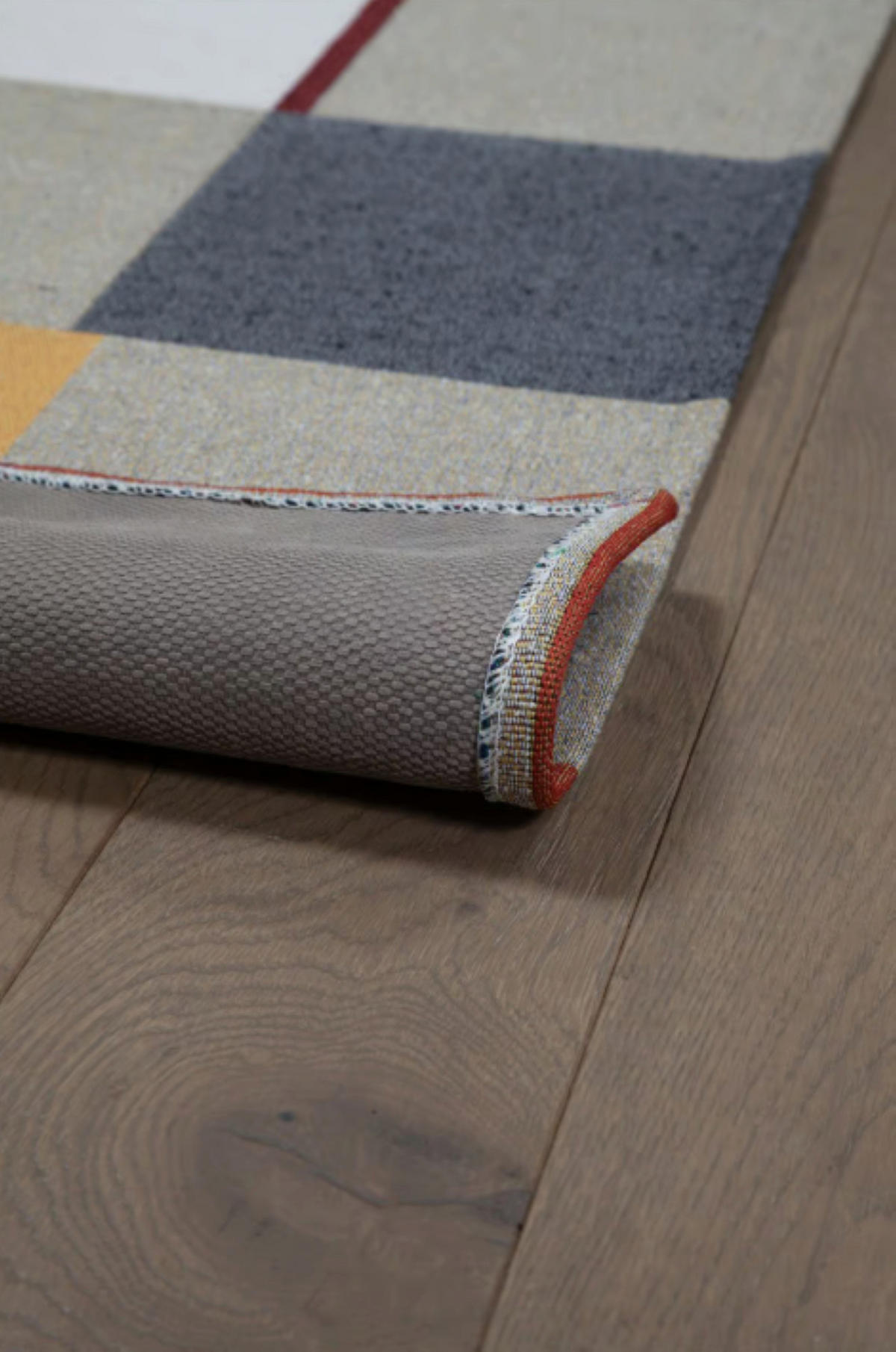 TEPPICH Flur Wolle & Baumwolle ARON Rot 60x120 cm - Rot, Naturmaterialien (60/120cm) - Novatrend