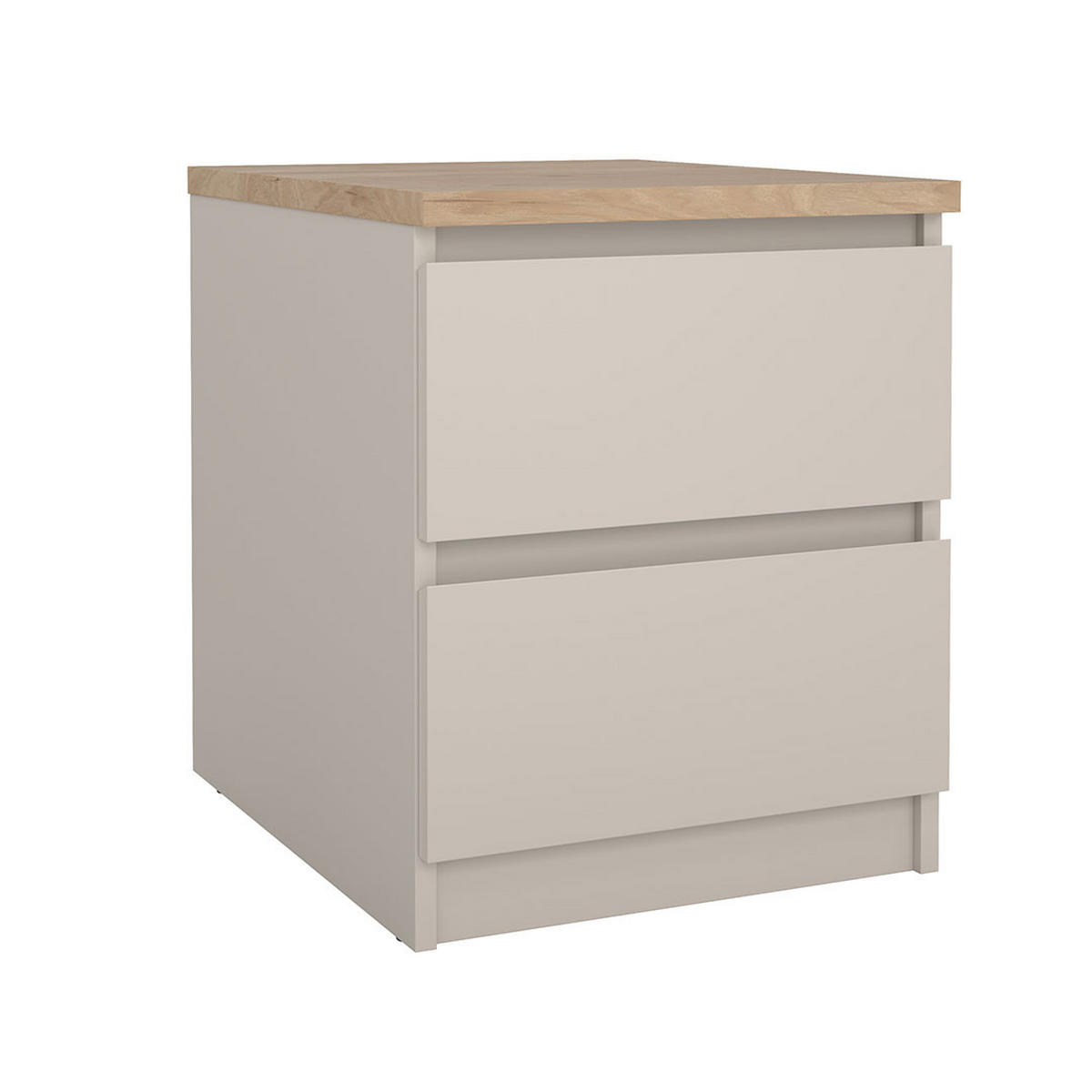 NACHTTISCH, Naia, Eiche, Holzwerkstoff, 41 x 50 x 50 cm - Eichefarben, Holzwerkstoff (41/50/50cm) - ebuy24