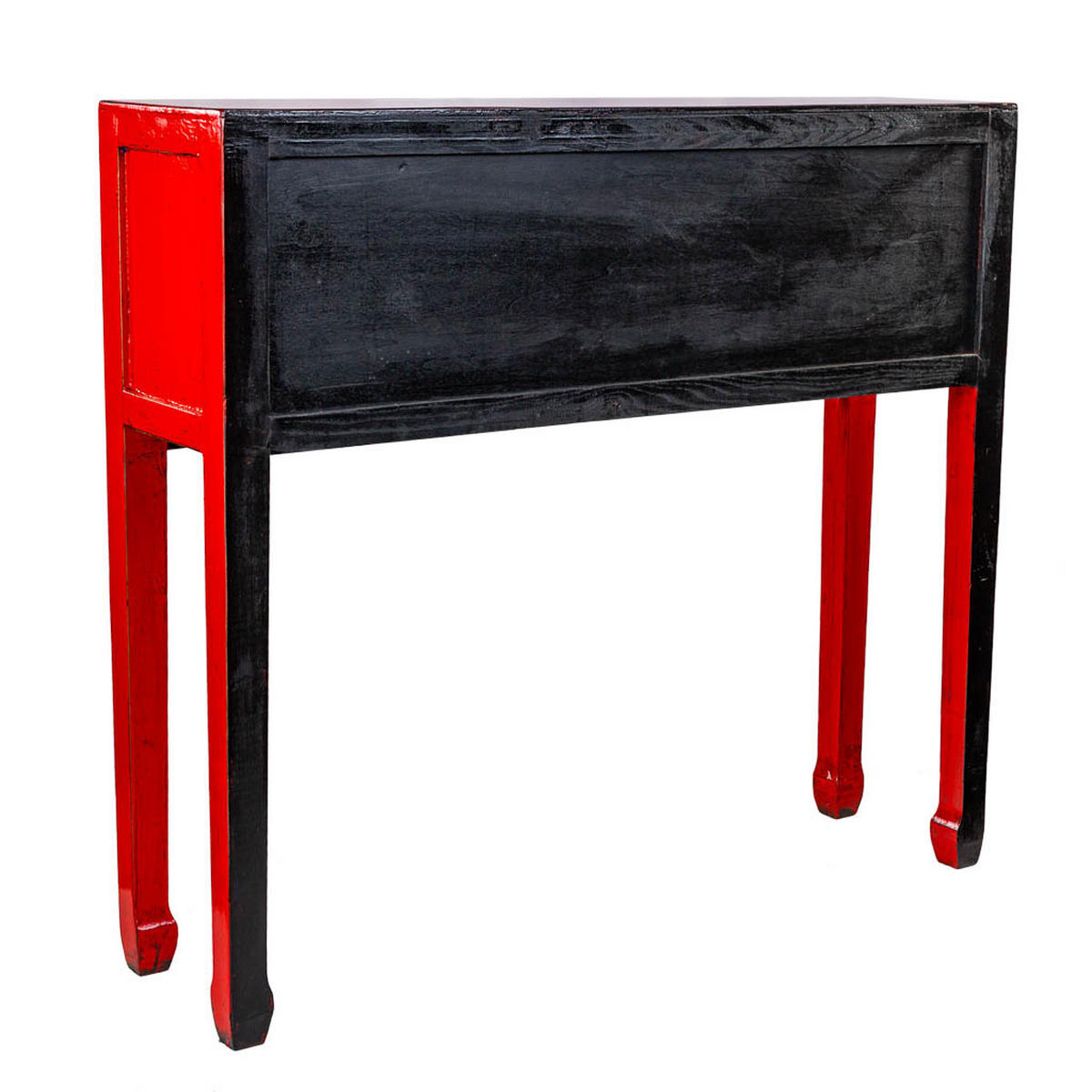 KONSOLENTISCH aus Holz, rot, 93x25x84cm - Rot, Holz (25/93/84cm) - Wanderlust