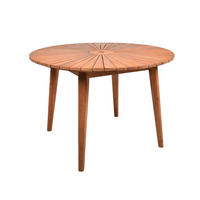 GARTENTISCH Doroty Terrassentisch - Braun, Holz (110/110/75cm) - DELUKE