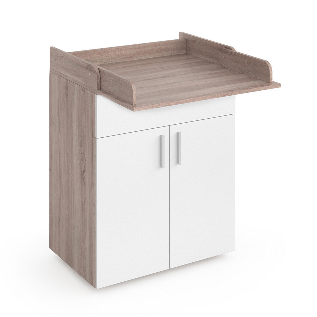 PREBAĽOVACÍ PULT Lena Biela/Sonoma - biela/dub sonoma, kompozitné drevo (75/100/50cm) - Vicco