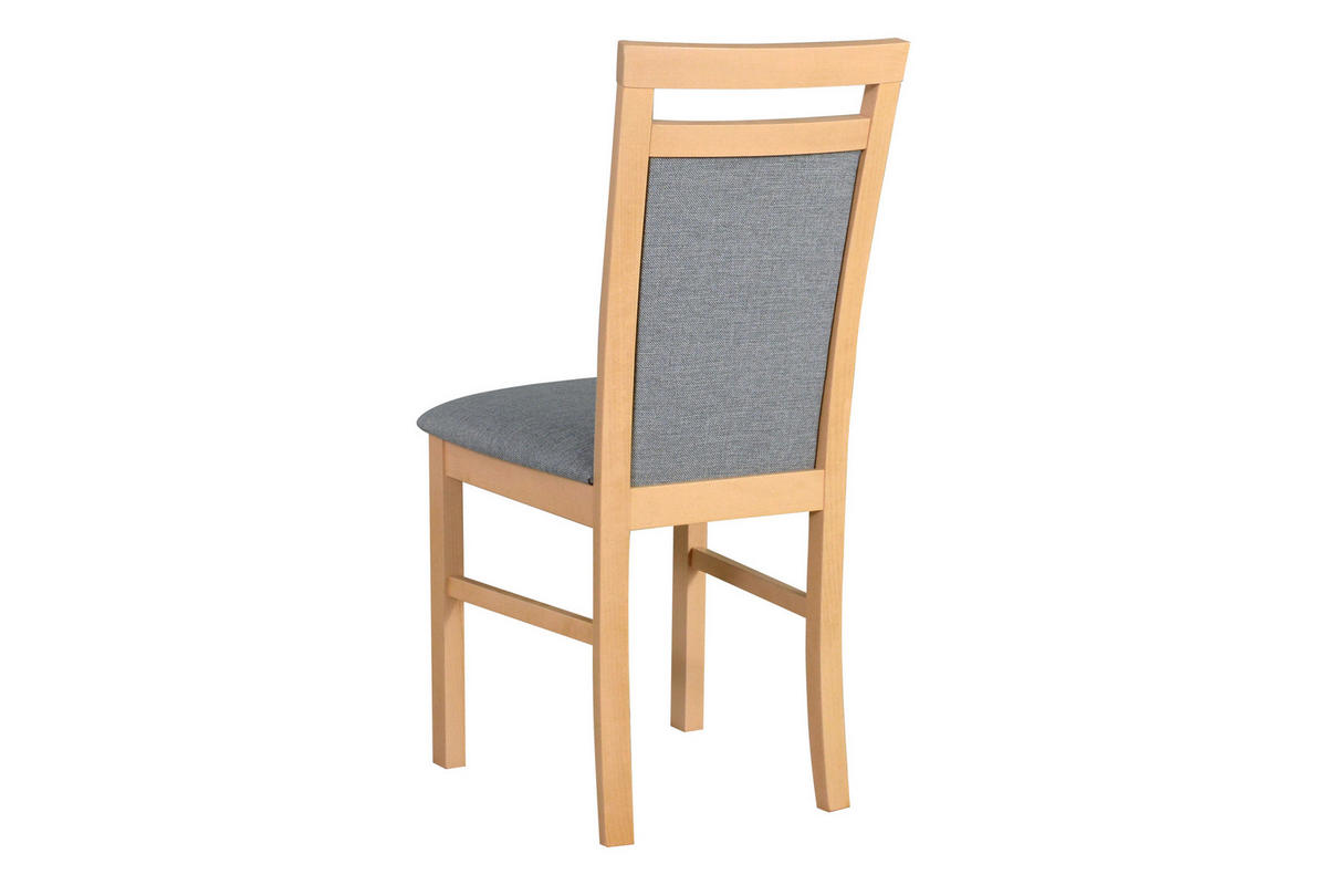 STUHL 2er Set MILANO 5 sonoma - Fango/Sonoma Eiche, Holz (43/93/40cm) - Leaf Design