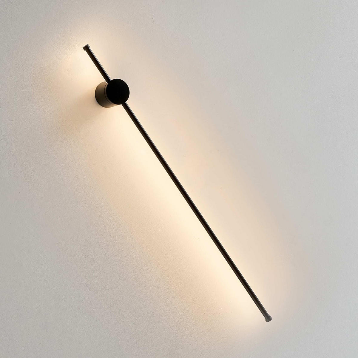 WANDLEUCHTE Nikolai, Schwarz, 97cm - Schwarz, Metall (8/97/7cm) - KOSILUM