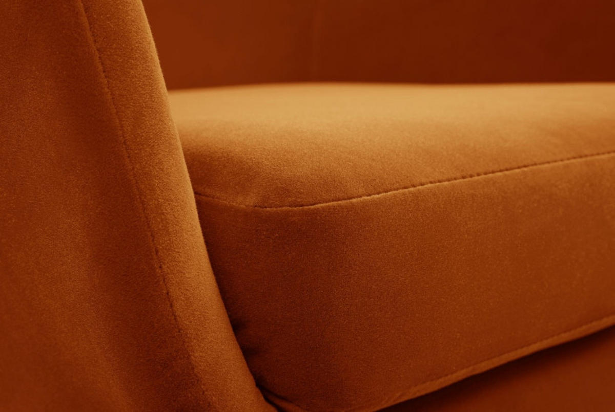 SESSEL Rotschwarz ENZO Gepolstert Mit Gepolstertem Rücken - Orange, Textil (72.5/101.5/83cm) - Sepro Meble