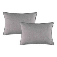 ZIERKISSENHÜLLE DEKOKISSENHÜLLE FUN 2er Set - Grau, Textil (58/38cm) - Esprit