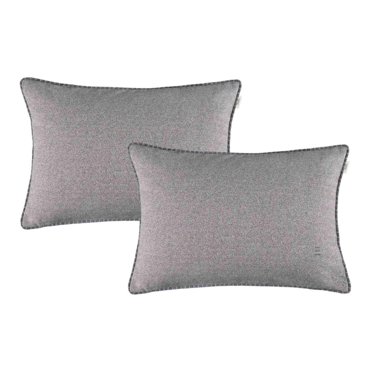 ZIERKISSENHÜLLE DEKOKISSENHÜLLE FUN 2er Set - Grau, Textil (58/38cm) - Esprit