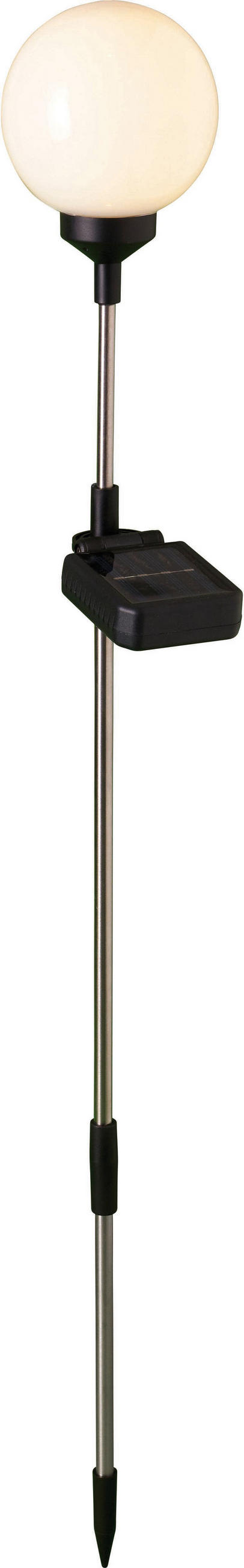 LED-SOLAR-GARTENSTÄBE - automatische Beleuchtung für stimmungsvolles Licht im Außenbereich - Weiß, Kunststoff (10/10/80cm) - Northpoint