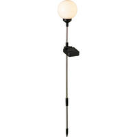 LED-SOLAR-GARTENSTÄBE - automatische Beleuchtung für stimmungsvolles Licht im Außenbereich - Weiß, Kunststoff (10/10/80cm) - Northpoint