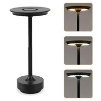 LED stolní lampa Abendroth 27/12,8/12,8 cm - černá, kov (27/12.8/12.8cm) - Nettlife