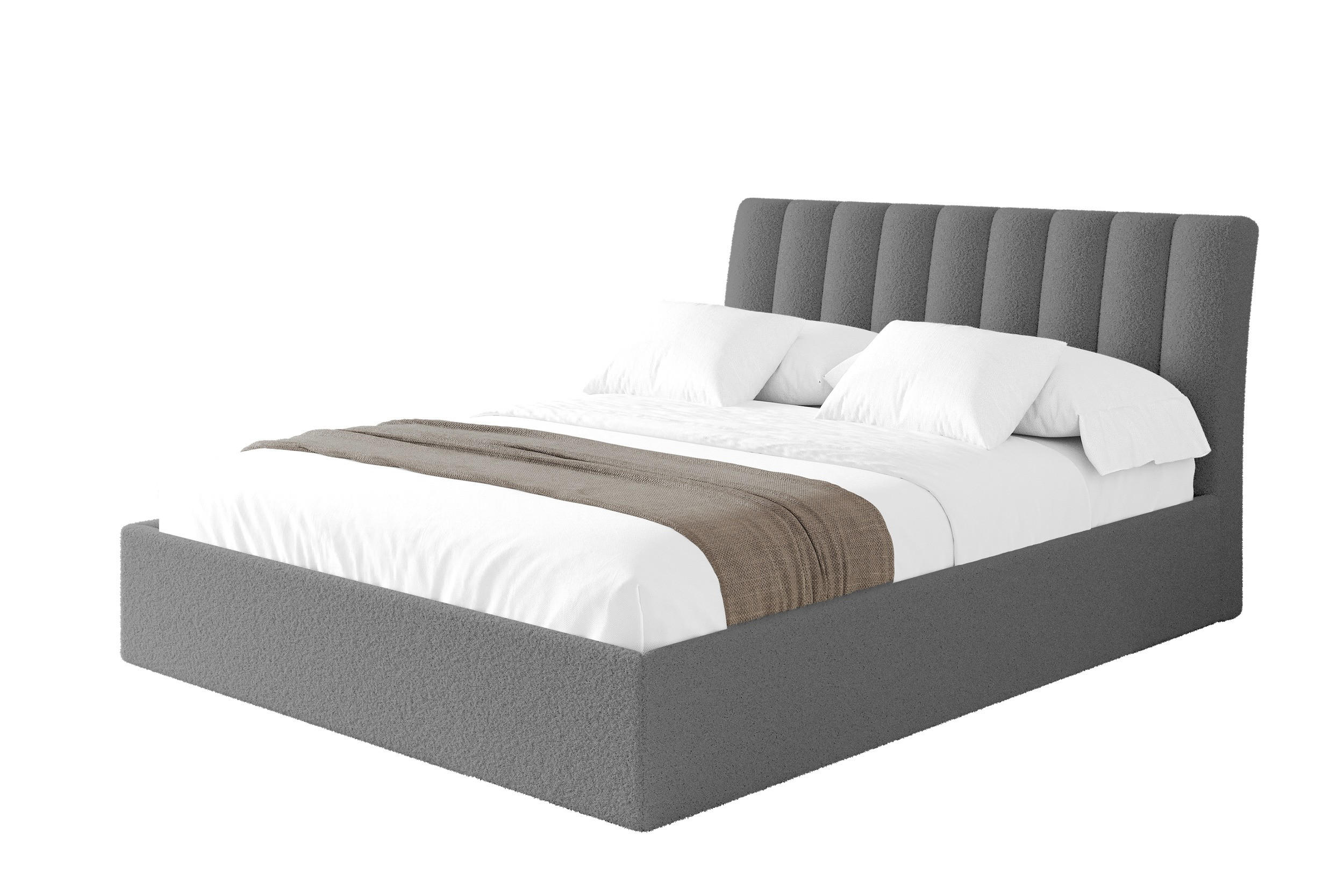 Altdecor Polsterbett Schiefer 140x200 cm